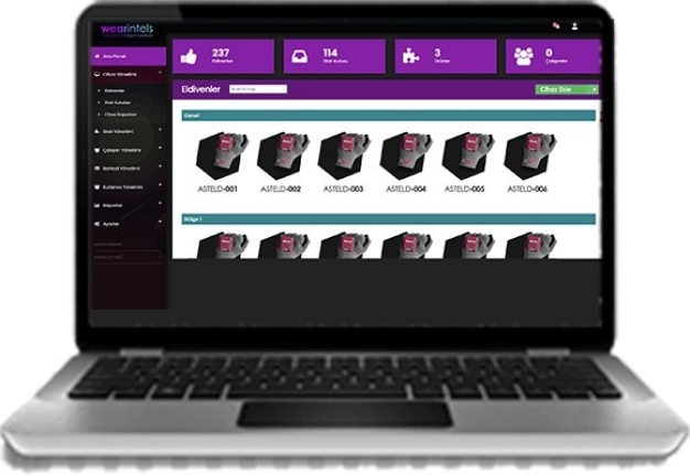 Stok sayımı yapan akıllı eldiven